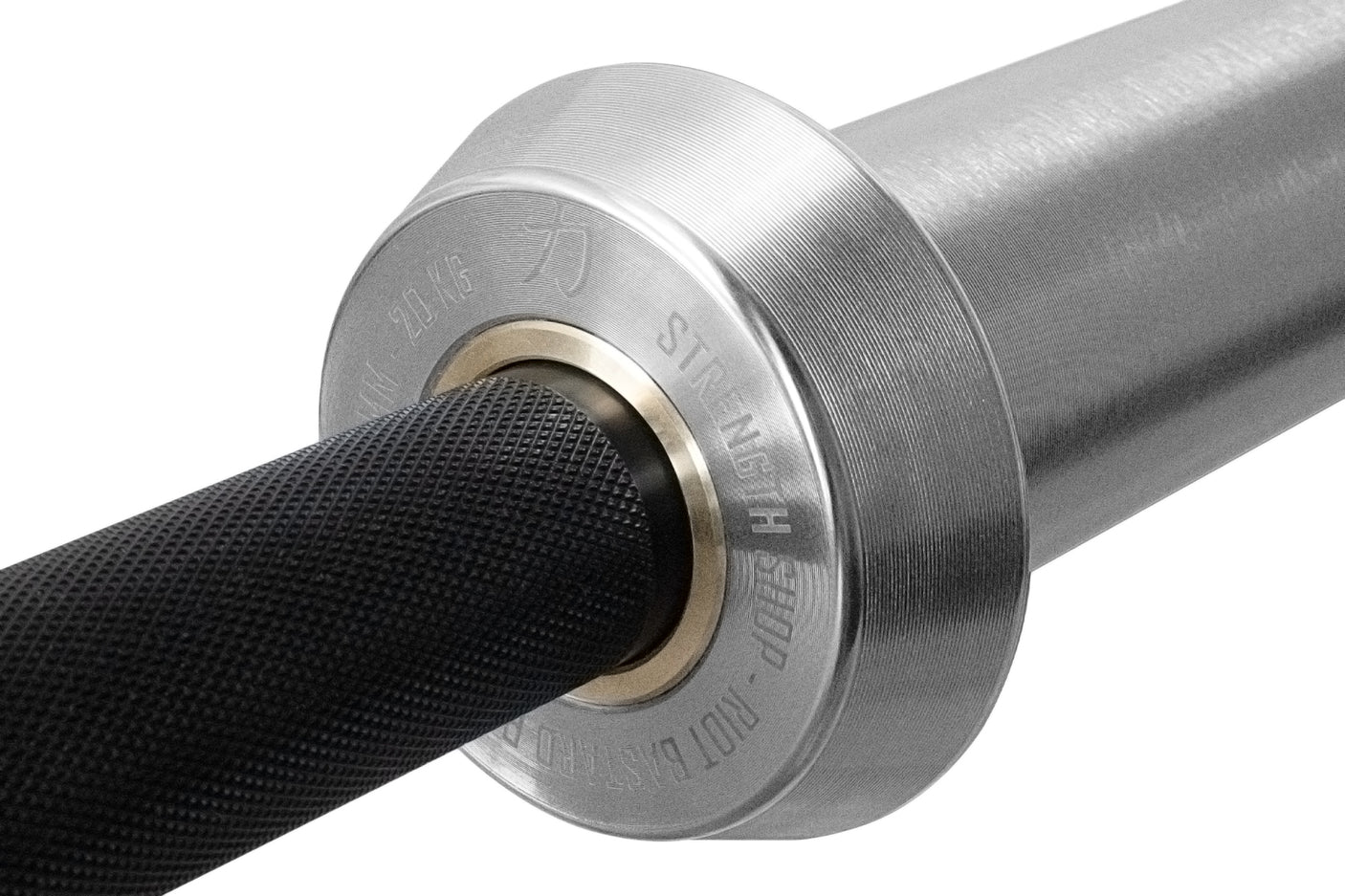 Riot Power Bar, 20kg - Black Chrome