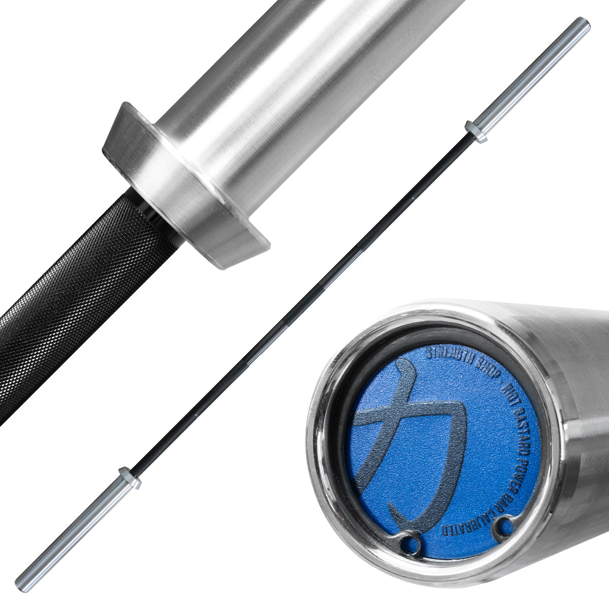 Riot Power Bar - Calibrated, 20kg - Black Chrome