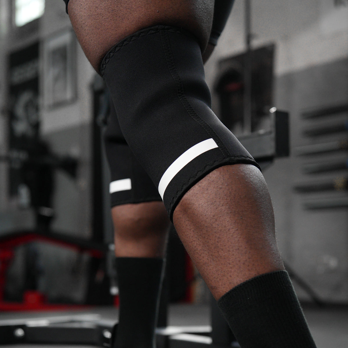 7mm Inferno PRO Knee Sleeves - Extra Stiff Neoprene - Black - IPF APPROVED - ONLY SIZE 2XS, 4XL & 5XL