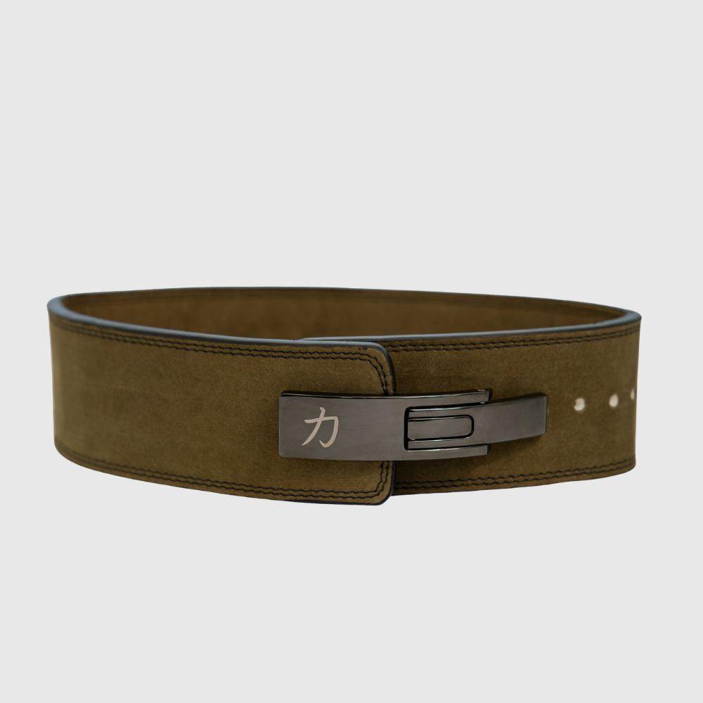 10mm Lever Belt - Khaki Green - IPF Approved