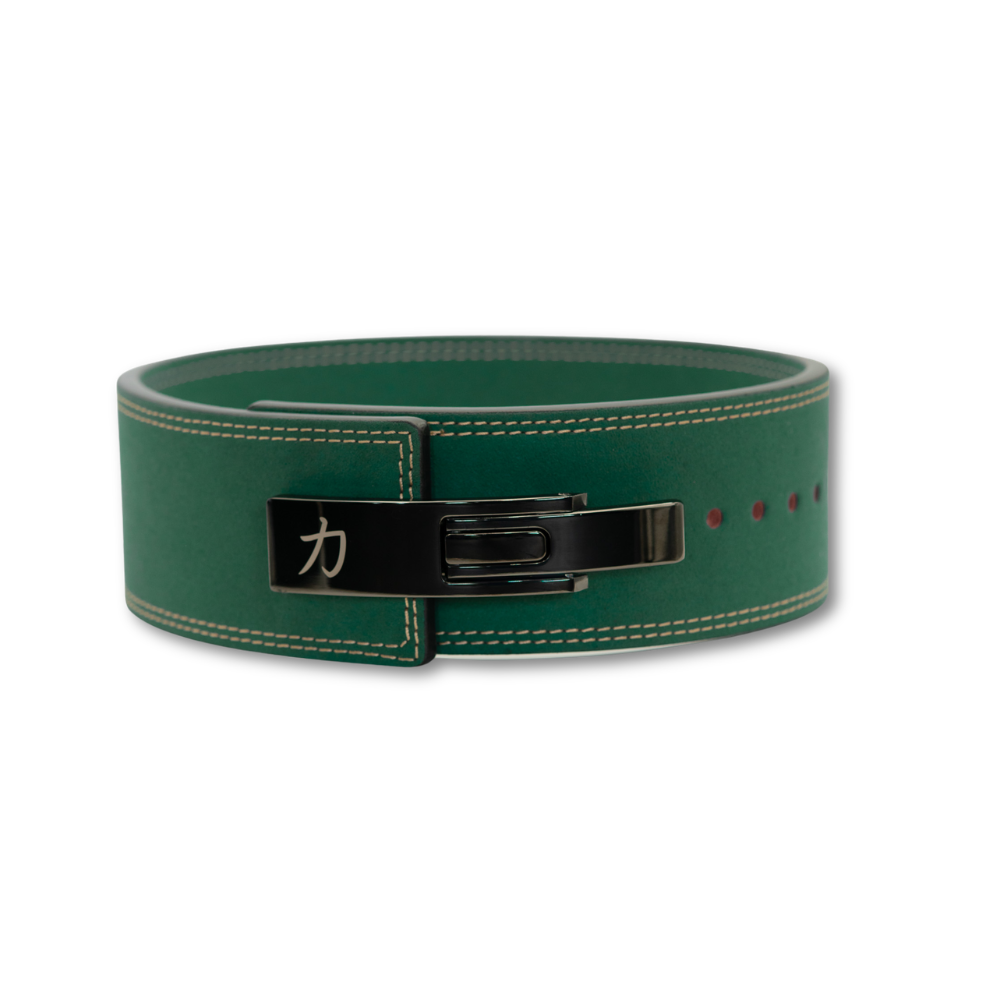 10mm Lever Belt - Vintage Green - IPF Approved
