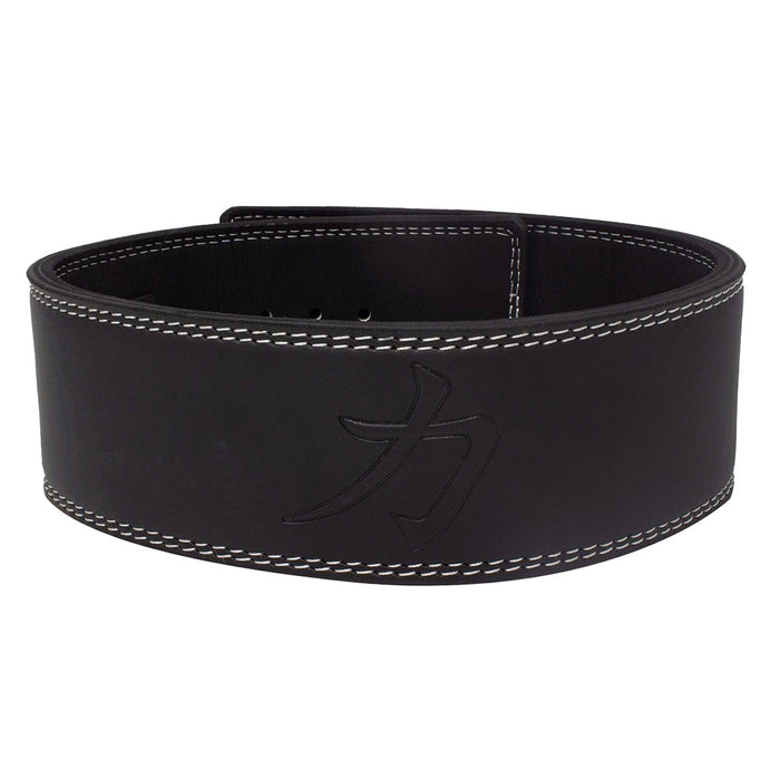 13mm Lever Belt - Embossed Logo Black - IPF Approved