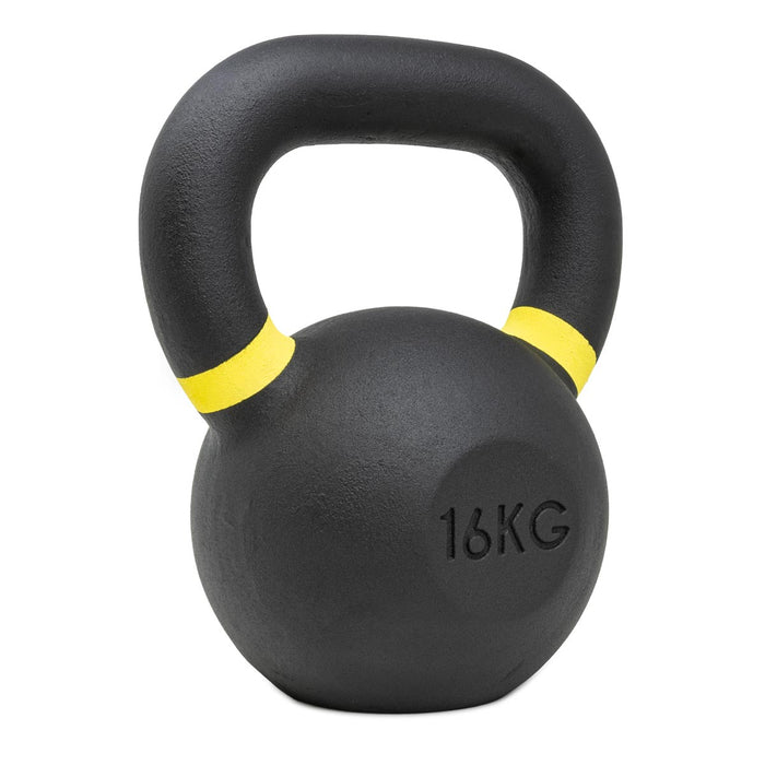 Black Powder Coated Kettlebells 4kg - 64kg