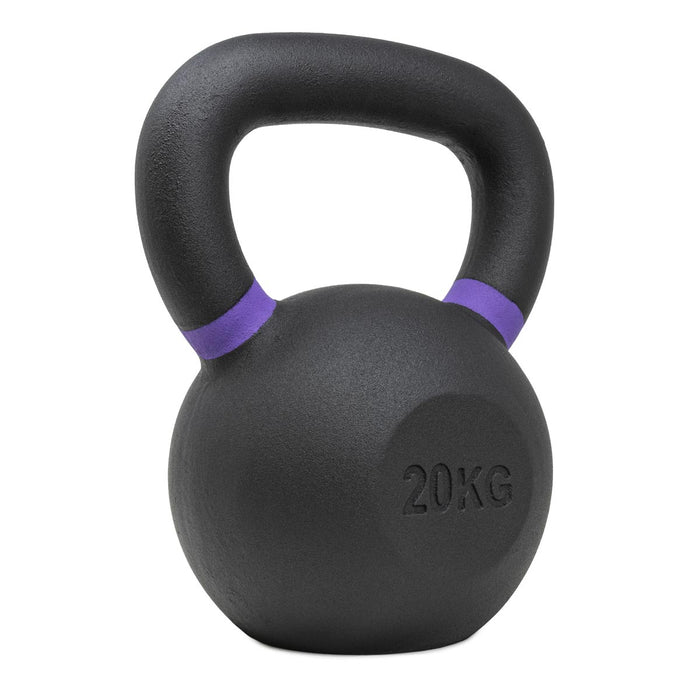 Black Powder Coated Kettlebells 4kg - 64kg