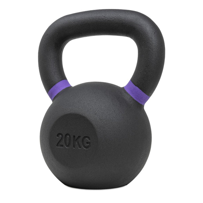 Black Powder Coated Kettlebells 4kg - 64kg