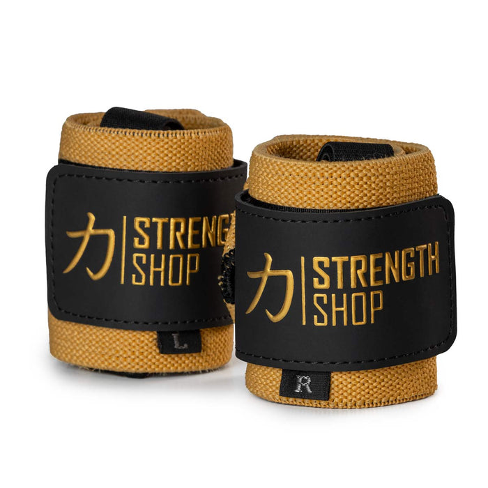 Pro Wrist Wraps - Gold - IPF Approved