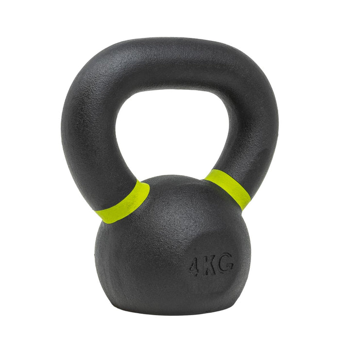 Black Powder Coated Kettlebells 4kg - 64kg