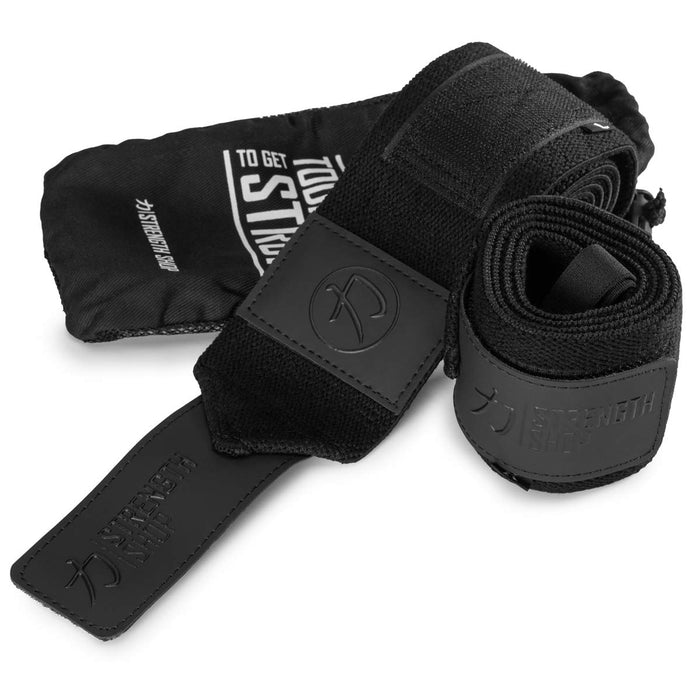 Pro Wrist Wraps - Stealth Black - IPF Approved