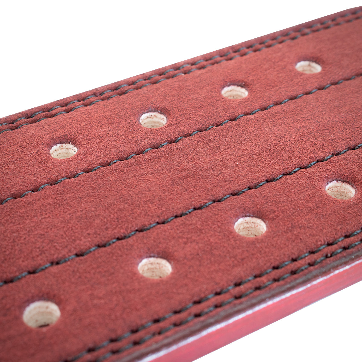 10mm Double Prong Buckle Belt - Wine Red - IPF Approved