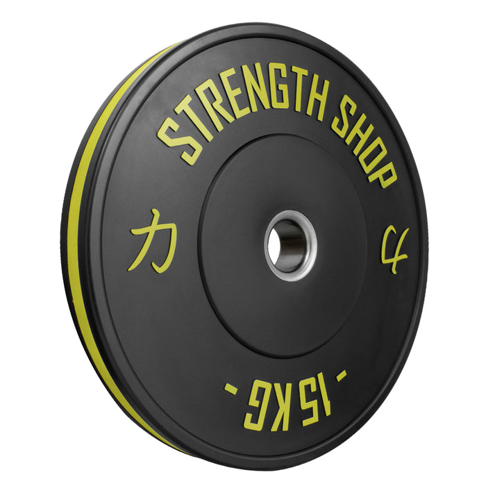 Rubber Bumper Plates w/ Colour Coded Stripe