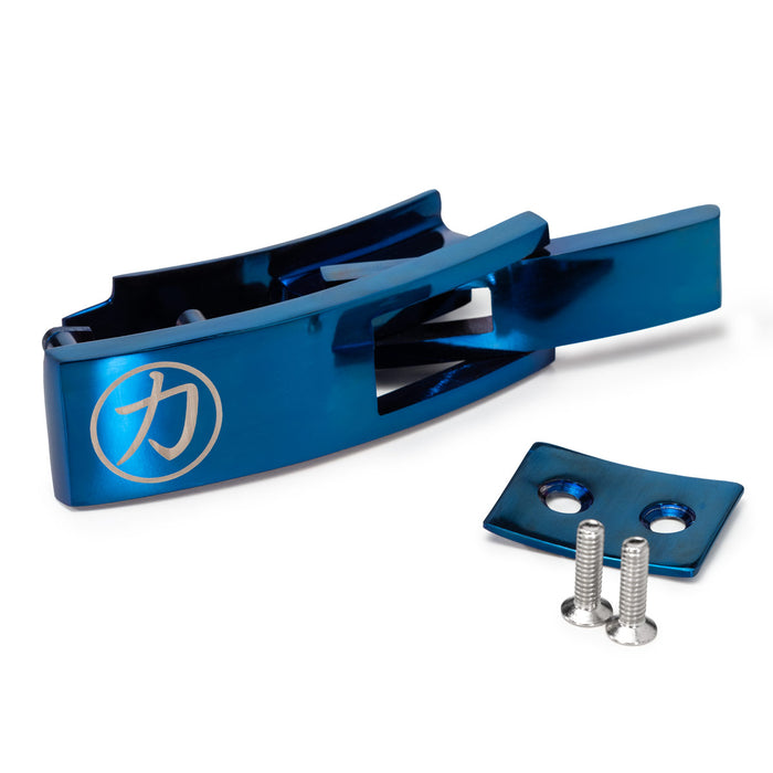 Steel Lever Buckle - Blue w/lifetime warranty