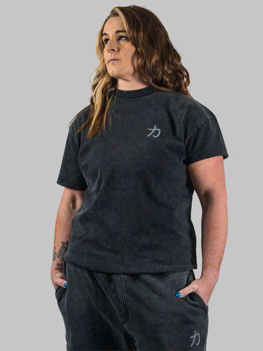 Home of Strength - T-Shirt, Stone-Washed Grey