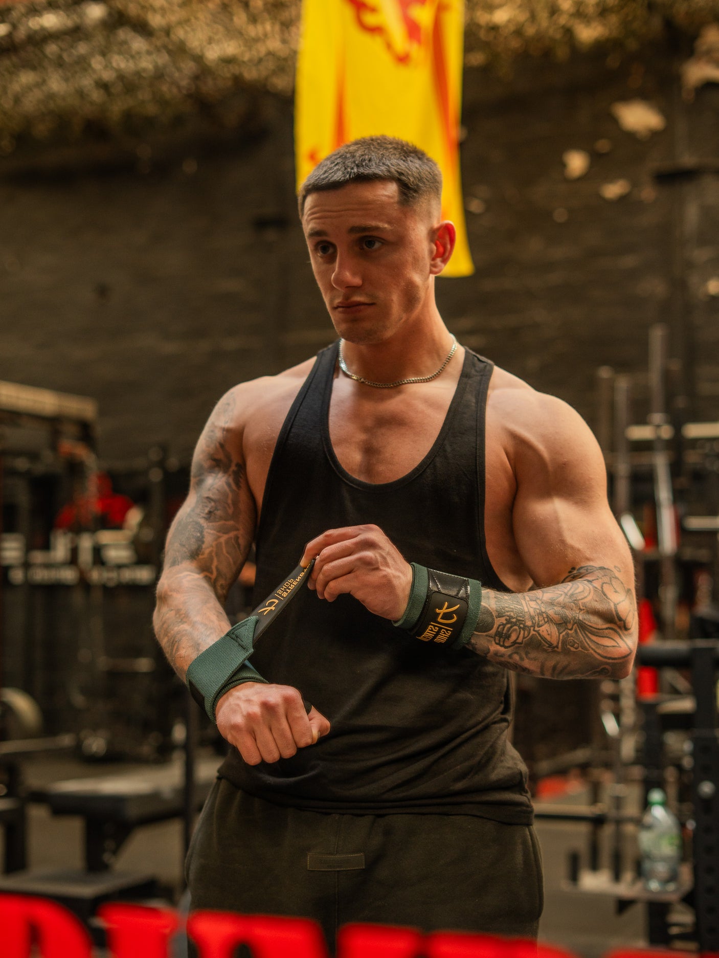 Zeus Wrist Wraps - Vintage Green - IPF Approved