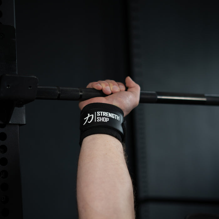 Strength Stack - Black - 10mm Lever Belt, 7mm Inferno Knee Sleeves & Zeus Wrist Wraps