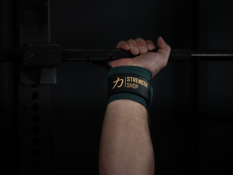 Zeus Wrist Wraps - Vintage Green - IPF Approved