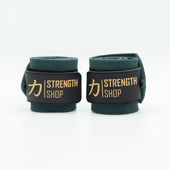 Zeus Wrist Wraps - Vintage Green - IPF Approved