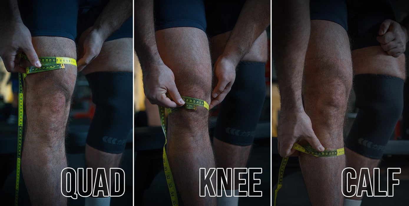 7mm Inferno PRO Knee Sleeves - Extra Stiff Neoprene - Stealth - IPF APPROVED