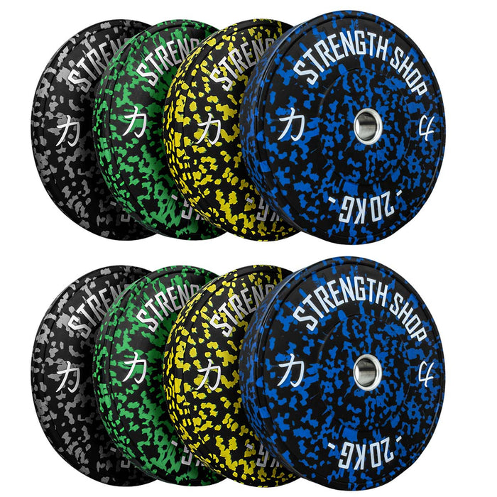 Fleck Rubber Bumper Plates – Colour Coded