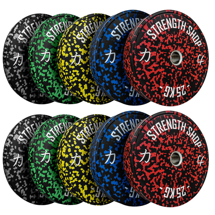 Fleck Rubber Bumper Plates – Colour Coded