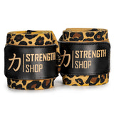 Zeus Wrist Wraps - Leopard - IPF Approved