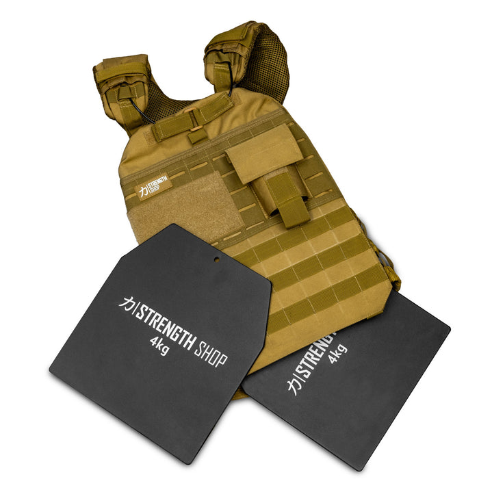 Tactical Plate Carrier Vest - 8kg, 10kg or 15kg