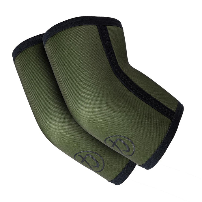 7mm Neoprene Inferno Elbow Sleeves - Green (Pair)