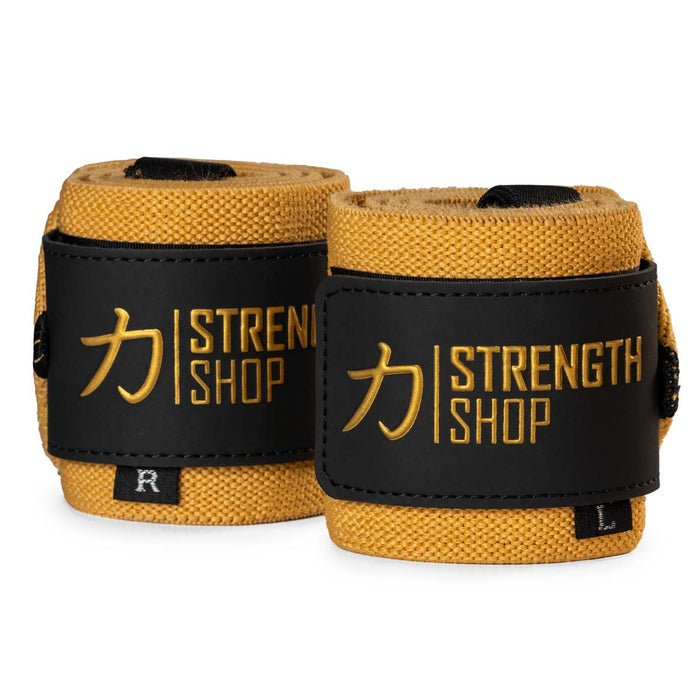 Pro Wrist Wraps - Gold - IPF Approved