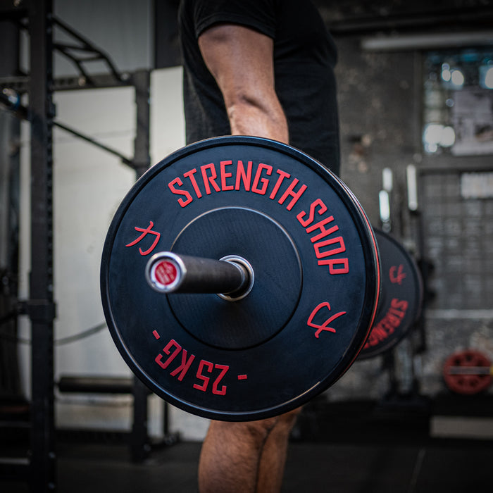 Rubber Bumper Plates w/ Colour Coded Stripe