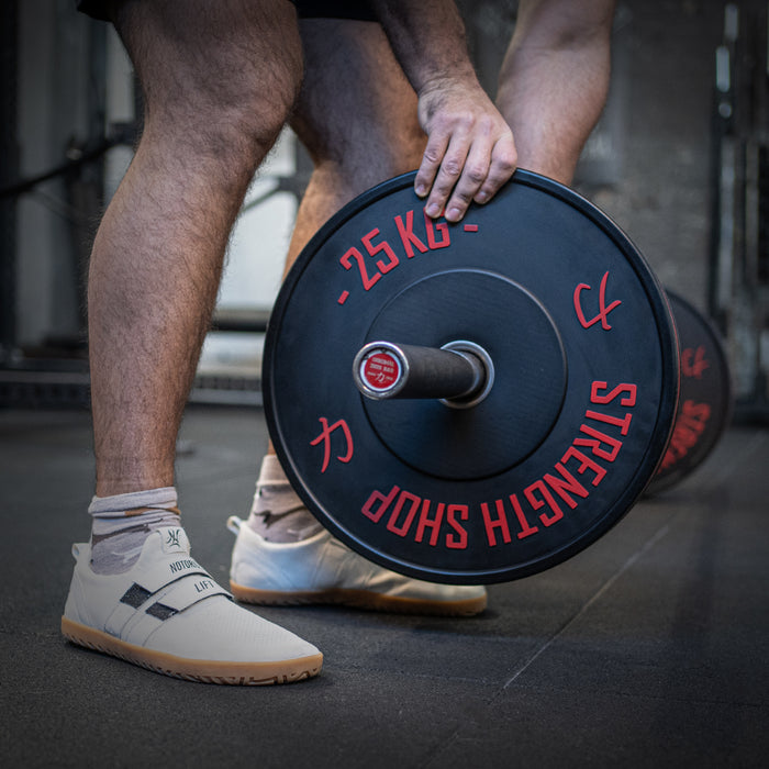 Rubber Bumper Plates w/ Colour Coded Stripe