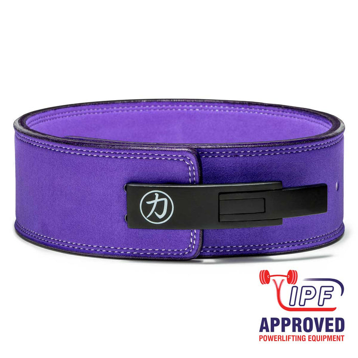 10mm Lever Belt - Purple -  IPF Approved