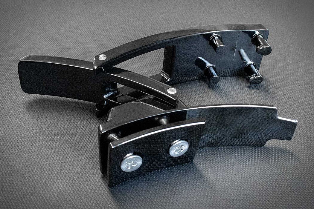 Steel Lever Buckle - Obsidian Black w/lifetime warranty