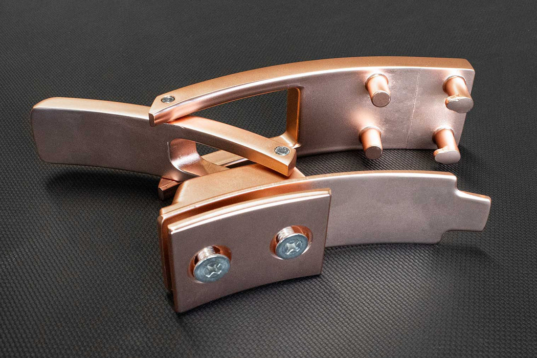 Zinc Alloy Lever Buckle - Rose Gold w/lifetime warranty