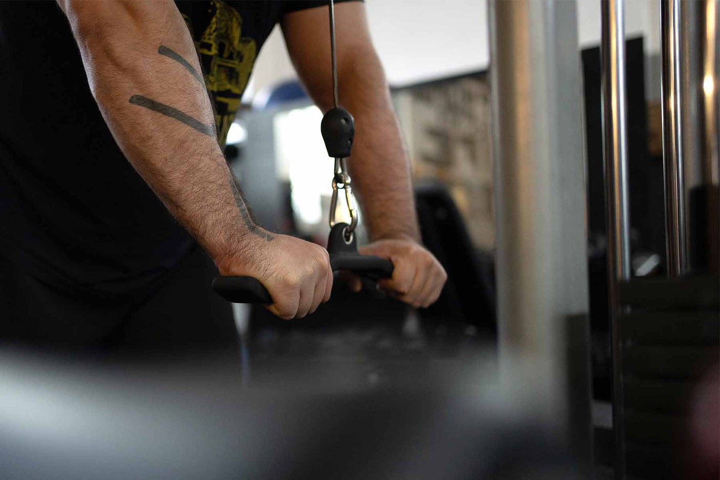 Triceps Grip / Flat Push Down Bar - Tricepatops