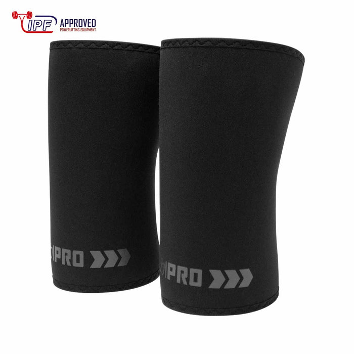 7mm Inferno PRO Knee Sleeves - Extra Stiff Neoprene - Stealth - IPF APPROVED