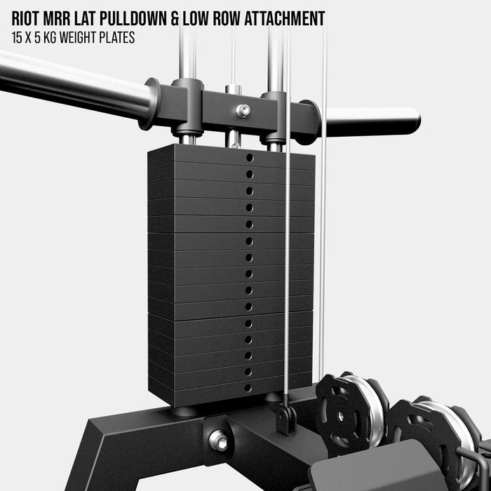 Riot MRR Lat Pulldown & Low Row Attachment | Rear Mounted Cable System
