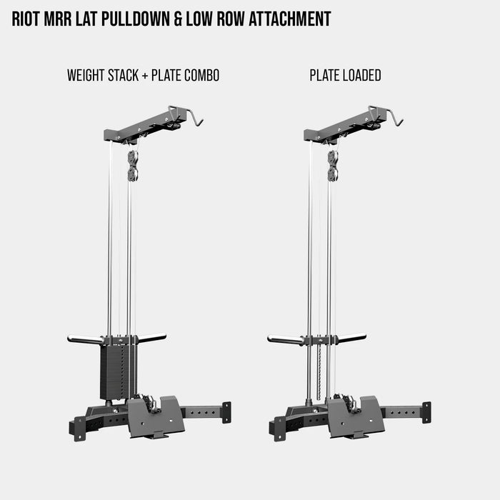 Riot MRR Lat Pulldown & Low Row Attachment | Rear Mounted Cable System