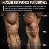 7mm Inferno PRO Knee Sleeves - Extra Stiff Neoprene - Black - IPF APPROVED - ONLY SIZE 2XS, 4XL & 5XL