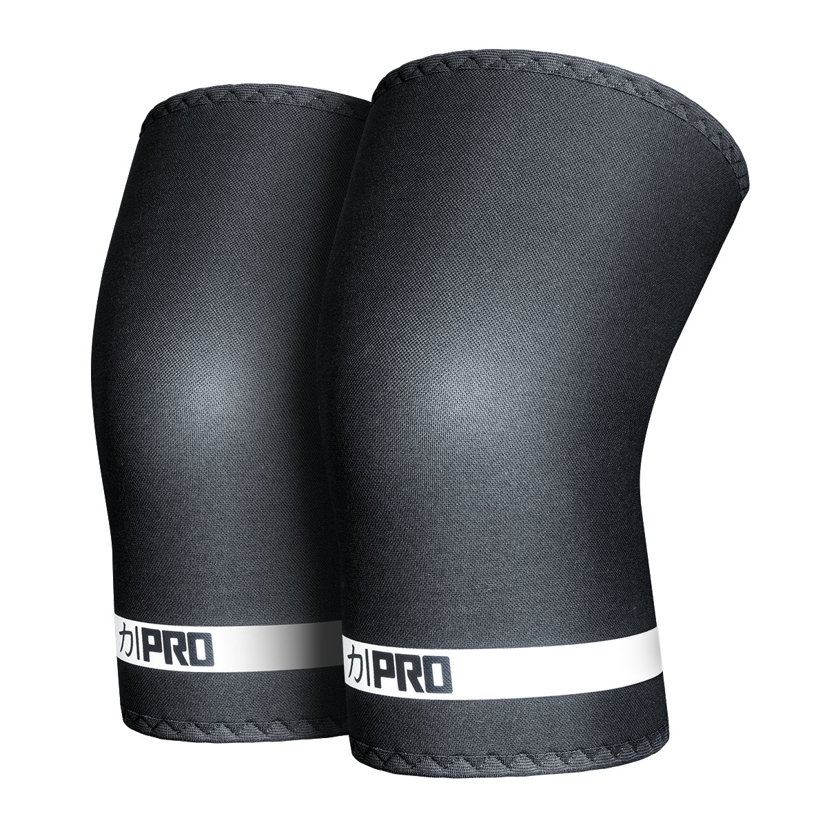 7mm Inferno PRO Knee Sleeves - Extra Stiff Neoprene - Black - IPF APPROVED - ONLY SIZE 2XS, 4XL & 5XL