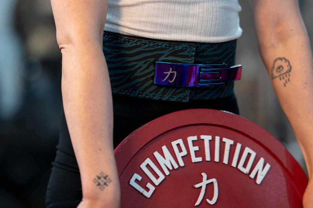 10mm Lever Belt - Blue Tiger - IPF Approved