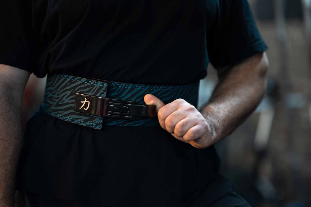 10mm Lever Belt - Blue Tiger - IPF Approved
