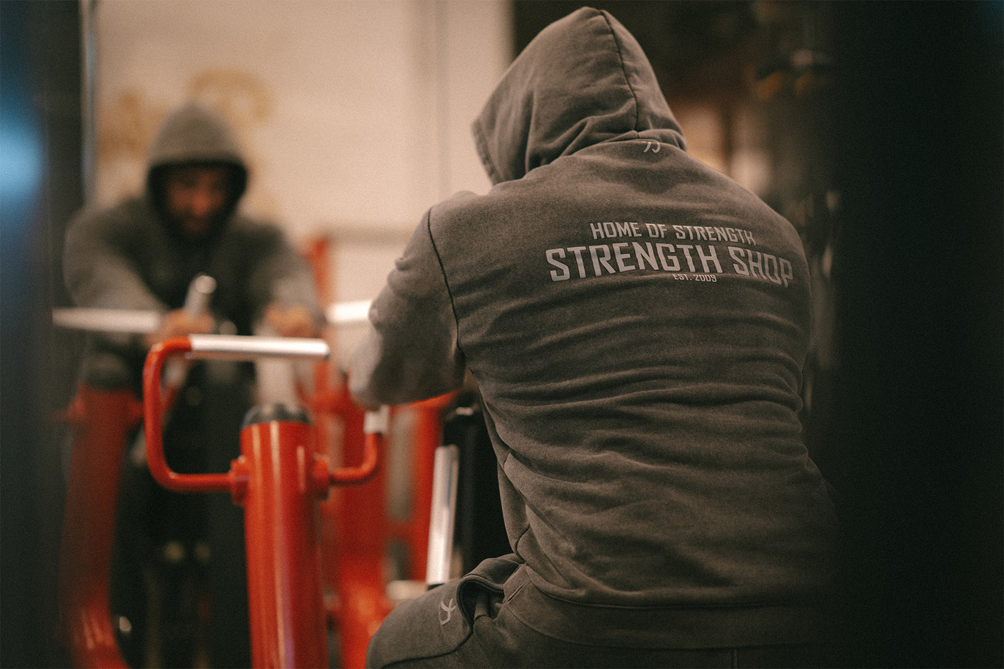Home of Strength - Hoodie, Stone-Washed Grey