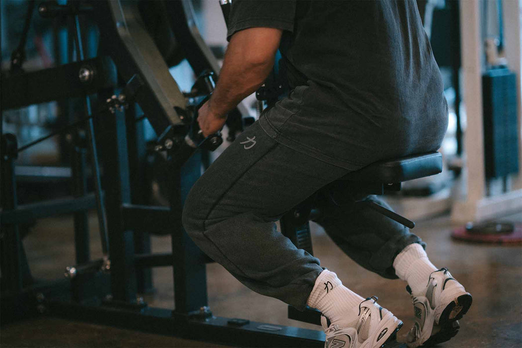 Home of Strength - Joggers, Stone-Washed Grey