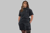 Home of Strength - Shorts, Stone-Washed Grey