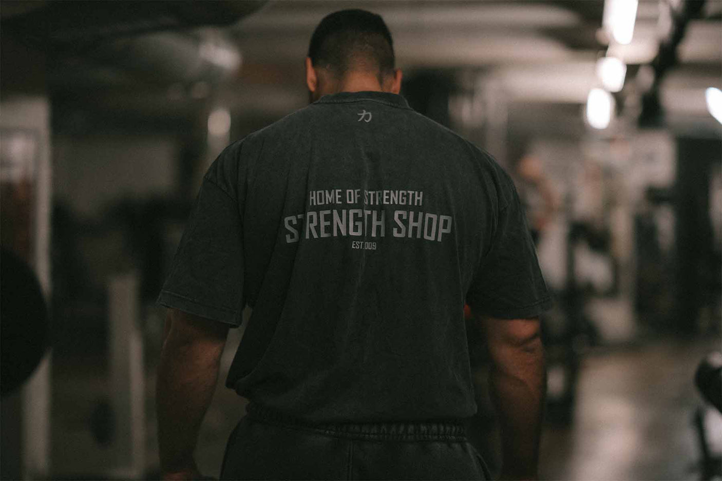Home of Strength - T-Shirt, Stone-Washed Grey