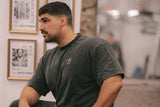 Home of Strength - T-Shirt, Stone-Washed Grey