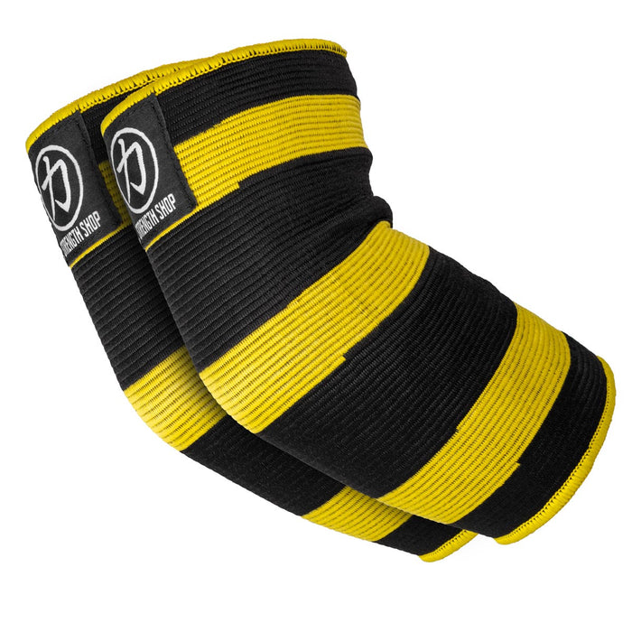 Double Ply Thor Elbow Sleeves - Yellow/Black