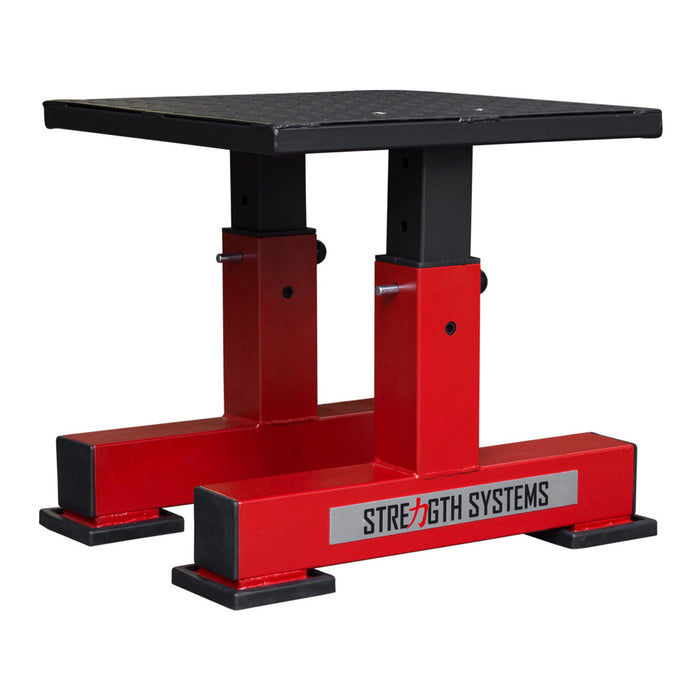 Adjustable Plyo/Squat Box - Red/Black