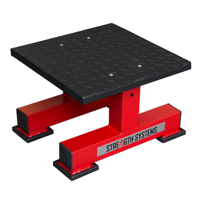 Adjustable Plyo/Squat Box - Red/Black