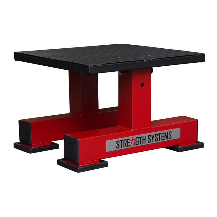 Adjustable Plyo/Squat Box - Red/Black