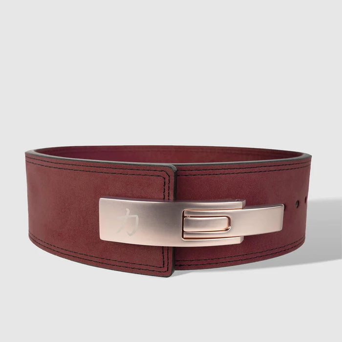 10mm Lever Belt - Wine Red - IPF Approved